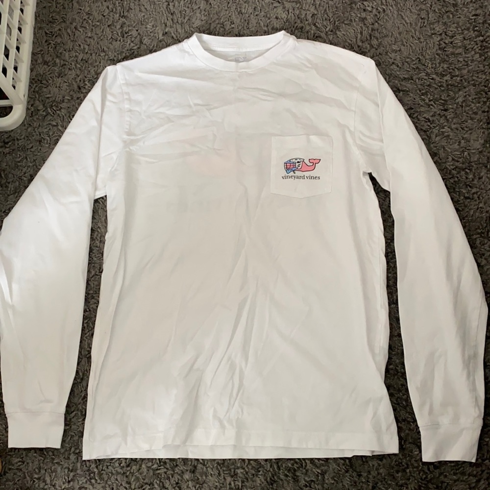 Vineyard Vines Lacrosse Long Sleeve Pocket Tee